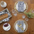 4 Pack Woven Placemats-Natural Wicker Placemat-Round Braided Place Mats Water Hyacinth Tablemats-Heat Resistant Non-Slip Wicker Chargers for Wedding Holiday Dinner(13.8 inch)