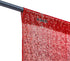 2—8FT-2PCS Red Sequin Backdrop Curtains Panels, Photography Backdrop Glitter Curtains Fabric Background for Christmas Wedding Party Decor
