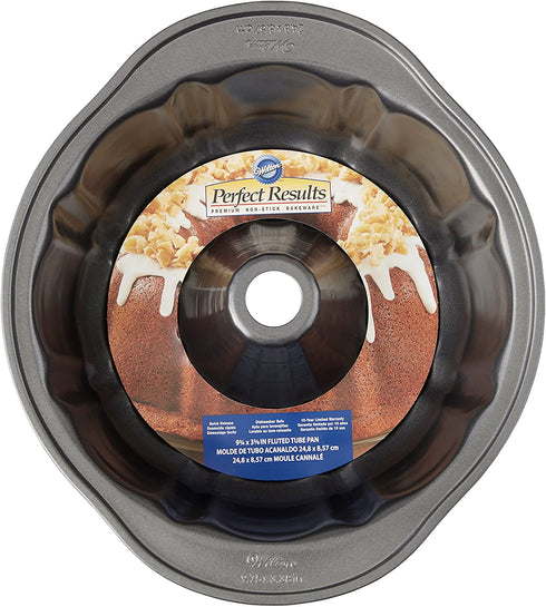 Wilton Perfect Results Premium Non-Stick 9-Inch Fluted Tube Pan