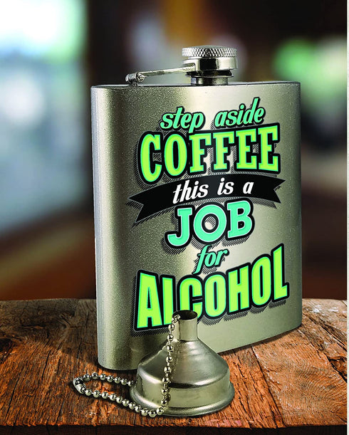 Spoontiques 15858 Mermaid Stainless Hip Flask, Blue