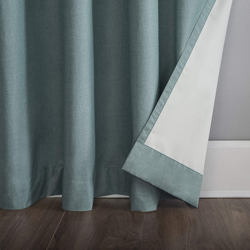 Sun Zero Columbia Thermal Insulated 100% Blackout Grommet Curtain Single Panel, 50" x 84", Mineral