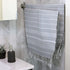 Clotho 4 Pack Turkish Hand Towel for Bathroom | Decorative Towel Set of 4 for Kitchen | 100% Cotton 18 x 40 Inches (Silver Gray)