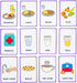 My Meal and Snacks Cards 12 Flash Cards for Visual aid Special Ed, Speech Delay Non Verbal Children and Adults with Autism or Special Needs
