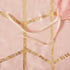 Intelligent Design Raina 5 Piece Metallic Printed Duvet Cover Set, Full/Queen, Blush/Gold