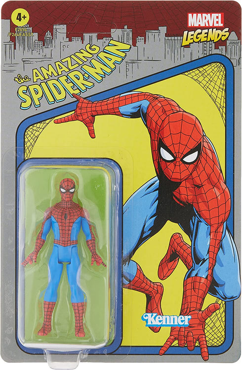 Hasbro Marvel Legends Series 3.75-inch Retro 375 Collection Spider-Man Action Figure Toy
