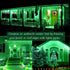 Christmas Lights Outdoor Decorations Iciclelights 39ft 450 LED Dripping Twinkle Ice String Light, 8 Modes Plug in Waterproof Fairy Curtain Lights for House Holiday Patio Yard Party Decor(Green)