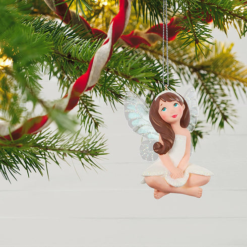 Hallmark Keepsake Christmas Ornament 2021, Fairy Messengers Freesia Fairy