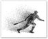 Baseball Wall Art Prints - Particle Silhouette - Set of 4 (8x10) Poster Photos - Bedroom - Man Cave Decor