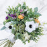 Winlyn 20 Pcs Mixed Eucalyptus Leaves Stems Bulk Artificial Oval Eucalyptus Leaves with White Seeds Stems and Eucalyptus Leaves Sprays for Vase Floral Wreath Bouquets Wedding Greenery Decoration