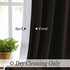 WEST LAKE Brown Linen Blackout Curtain 63 Inches Silk Thermal Insulated Backtab Living Room Window Curtain Noise Reducing Window Treatment Drape for Bedroom Kid Room Nursery 42" Wx63 L,1 Panel