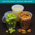 Green Direct 32 oz. Food Storage Containers with Lids - Reusable Microwave and Freezer Safe Lunch Container Pack of 24