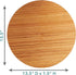 Home Intuition 13.5-inch Round Bamboo Lazy Susan Turntable Organizer, Spice Rack Cabinet Organizer for Kitchen Pantry, Shelf, Counter, Table and More
