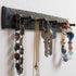 Wrought Iron Key Holder for The Wall Hooks Rack for Hat, Towel, Leash, Jewelry and Keys, Wall Hangers with Anchors and Screws Rustic, Sturdy, Easy-to-Install Farmhouse Wall Decor, 10x1.2x1.2 in.