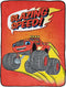 Jay Franco Blaze and The Monster Machines Off to The Races Throw Blanket - Measures 46 x 60 inches, Kids Bedding - Fade Resistant Super Soft Fleece (Official Blaze Product)