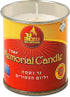 Ner Mitzvah 1 Day Yartzeit Candle - 12 Pack - 24 Hour Kosher Yahrtzeit Memorial and Yom Kippur Candle in Tin Cup Holder