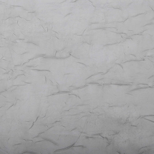 No. 918 Erica Crushed Texture Sheer Voile Rod Pocket Curtain Panel, 51 in x 84, Silver Gray