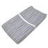 American Baby Company Printed 100% Natural Cotton Jersey Knit Fitted Contoured Changing Table Pad Cover, Navy/Grey Funny Stripes, Soft Breathable, for Boys