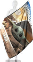 Star Wars Micro Raschel Throw Blanket, 46 x 60 Inches, Child Arrived