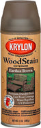 Krylon K03607000 Wood Stain Earthen Brown Spray Stain