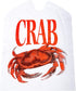 Premium Crab Dining Bibs - Disposable Adult Seafood Bib (75 Pack)