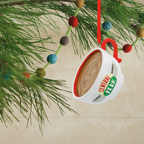 Hallmark Friends Central Perk Cafe Coffee Cup Christmas Ornament