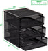 Mind Reader 3 Tier Drawer Organizer, Black
