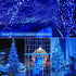 Fiee 500 LED Christmas Fairy String Lights, 8 Lighting Modes, 175ft Plug in String Waterproof Mini Lights for Outdoor Indoor Holiday Christmas Wedding Party Bedroom Decorations, 500L Blue+White