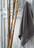 Hammam Linen Bath Towel Set 3 Pieces Soft and Absorbent, Premium Quality 100% Cotton 1 Bath Towel 1 Hand Towel 1 Washcloth (Cool Grey)