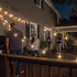 Mr Beams 1W G40 Globe Bulb LED Weatherproof Indoor/Outdoor String Lights, 25 ft, Black