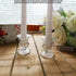 Hosley Set of 12 Glass Taper Candle Holders 2.5 Inches High Ideal Gift for Weddings Party Favor Reiki Meditation O3