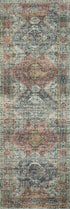 Loloi II Skye Collection SKY-06 Apricot / Mist, Traditional 18" x 18" Sample