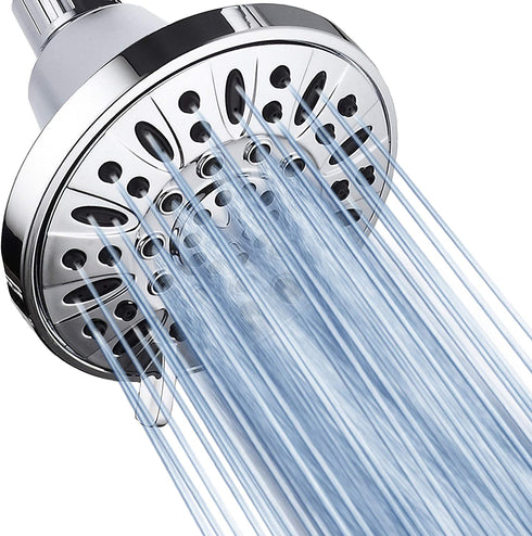 AquaDance Premium High Pressure 6-setting 4-Inch Shower Head for the Ultimate Shower Spa Experience! Officially Independently Tested to Meet Strict US Quality & Performance Standards!