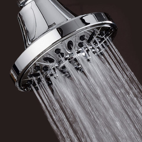 AquaDance Premium High Pressure 6-setting 4-Inch Shower Head for the Ultimate Shower Spa Experience! Officially Independently Tested to Meet Strict US Quality & Performance Standards!