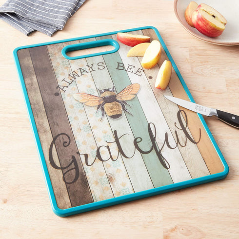 Boston Warehouse 27054 Always Bee Grateful Cutting Board