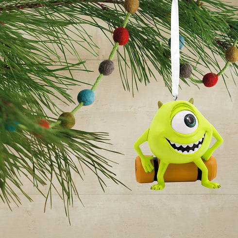 Hallmark Disney/Pixar Monsters Mike Wazowski with Scare Tank Christmas Ornament, Multi Color, (0002HCM9365)