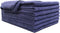 Polyte Professional Quick Dry Lint Free Microfiber Hair Drying Salon Towel, 16 x 29 in, 8 Pack (Purple)