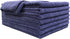 Polyte Professional Quick Dry Lint Free Microfiber Hair Drying Salon Towel, 16 x 29 in, 8 Pack (Purple)