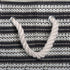 DII Oversize Woven Paper Storage Basket or Bin, Collapsible & Convenient Home Organization Solution for Office, Bedroom, Closet, Toys, & Laundry (Large - 17x12x12€?), Black & White Basketweave