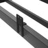 Anti-Slip Metal Gasket for Bed, Prevent Mattress from Sliding Off Bed Frame, 6 Pieces, 0.98 inch Wide, Black