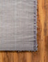 Unique Loom Solo Solid Shag Collection Area Modern Plush Rug Lush & Soft, 2 ft 2 in x 3 ft, Cloud Gray