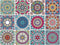 Mandala Decorative Tile Stickers Set 12 Units 6x6 inches. Peel & Stick Adhesive Tile Stickers. Home Decor. Staircase. Furniture Decor. Backsplash Tile Stickers.