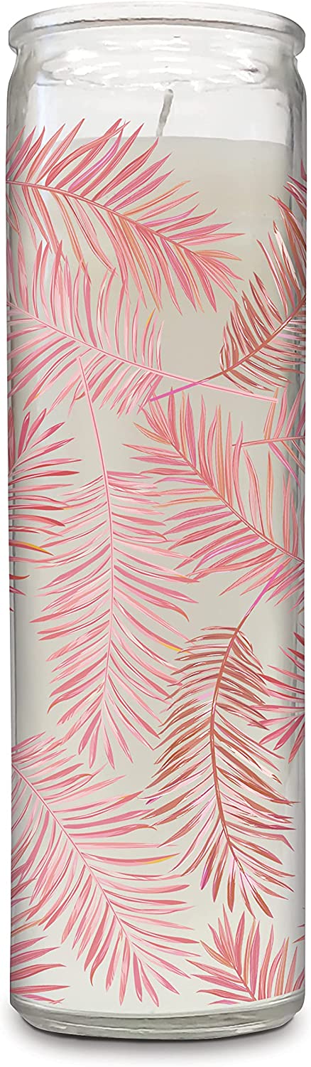 Scented Cathedral Candle by Studio Oh! - 13-Ounce Soy-Blend Wax Pillar Candle in Decorative Glass Container - Everlong - Burns up to 115 Hours