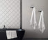 AuldHome His and Hers Towel Hooks (Set of 2); Cast Iron Rustic Farmhouse Decor Door Wall Hangers