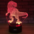 LONGXU Dinosaur Toys 3D Night Light for Boys with Timer Remote & Smart Touch 7 Colors Changing Dimmable TRex Toy 1 2 3 4 5 6 7 8 9 10 Year Old Boy Gifts (Dinosaur)