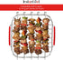 Instant Vortex Official Grill and Lifting Rack with Skewers, 6-Piece, Stainless Steel