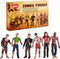 BOHS Zombie Action Figures Gift Package - Scary Toys for Boys - 4 Inches - Pack of 6