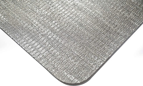 Dainty Home Reversible Metallic Galaxy Snake Skin Texture Dining Table Indoor Outdoor Placemats Set of 4, 15x15'' Square, Champagne, 4 Count