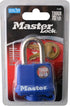 Master Lock 312D Weatherproof Padlock,Navy Blue