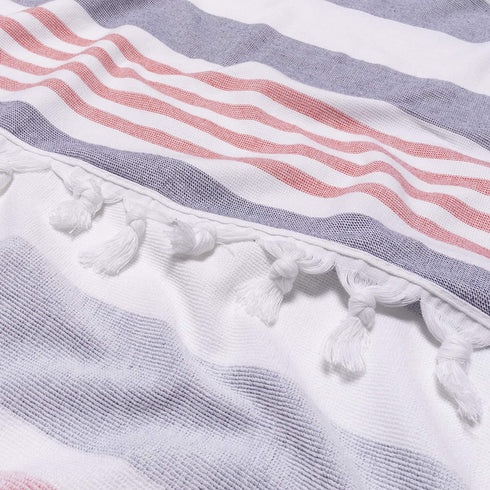 SUPERIOR Coastal Resort Oversized Beach Towel, 35x68, Baked Apple