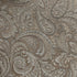 Madison Park Faux Silk Paisley Jacquard, Rod Pocket Curtain with Privacy Lining for Living Room, Kitchen, Bedroom and Dorm, 50 in x 18 in, Blue Bead Trim